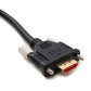 SYSTEM-S HDMI 2.0 Kabel 5 m Typ A Stecker zu Stecker anschraubbar in Schwarz