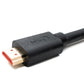 SYSTEM-S HDMI 2.0 Kabel 8 m Typ A Stecker zu Stecker Panel anschraubbar in Schwarz