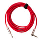 SYSTEM-S Audio Kabel 450 cm 6.35 mm Klinke Stecker zu Stecker Winkel AUX Rot