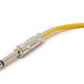 Cable de audio 450 cm conector jack de 6,35 mm a conector angular adaptador AUX amarillo