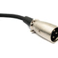 Câble audio 100 cm adaptateur jack 6,35 mm vers fiche XLR en noir