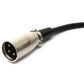 Cable de audio de 15 m con adaptador jack de 6,35 mm a conector XLR en negro