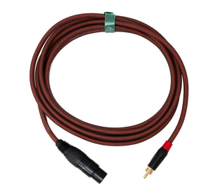 Cavo RCA RCA da 3 m maschio a adattatore XLR 3 pin femmina in rosso