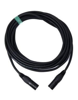 SYSTEM-S Audio Kabel 5 m XLR 3 polig Stecker zu Stecker Adapter in Schwarz