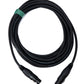 SYSTEM-S Audio Kabel 5 m XLR 3 polig Buchse zu Buchse Adapter in Schwarz