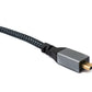 HDMI Kabel 20cm 4K UHD 60 Hz Micro Stecker zu Standard Buchse geflochten Adapter