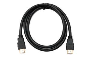 SYSTEM-S HDMI 1.4 cable 100 cm standard plug to plug 4K UHD 30 Hz 2K 60 Hz adapter