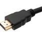 SYSTEM-S HDMI 1.4 Kabel 100 cm Standard Stecker zu Stecker 4K UHD 30 Hz 2K 60 Hz