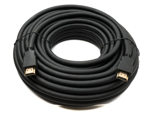 SYSTEM-S HDMI 1.4 Kabel 15 m Standard Stecker zu Stecker 4K UHD 30 Hz 2K 60 Hz Adapter