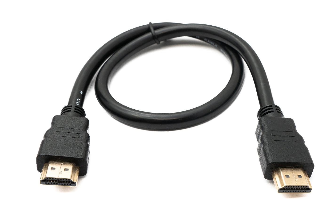 SYSTEM-S HDMI 1.4 Kabel 50 cm Standard Stecker zu Stecker 4K UHD 30 Hz 2K 60 Hz