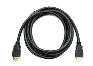 SYSTEM-S HDMI 1.4 Kabel 2 m Standard Stecker zu Stecker 4K UHD 30 Hz 2K 60 Hz Adapter