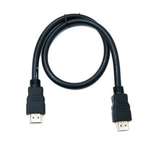 SYSTEM-S HDMI 1.4 cable 50 cm standard plug to plug 4K UHD 30 Hz 2K 60 Hz adapter