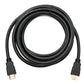 SYSTEM-S HDMI 1.4 Kabel 3 m Standard Stecker zu Stecker 4K UHD 30 Hz 2K 60 Hz