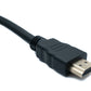 SYSTEM-S HDMI 1.4 Kabel 50 cm Standard Stecker zu Stecker 4K UHD 30 Hz 2K 60 Hz Adapter