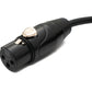 SYSTEM-S Audio Kabel 10 m XLR 3 Pin Stecker zu Buchse Adapter in Schwarz