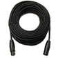 SYSTEM-S Audio Kabel 15 m XLR 3 Pin Stecker zu Buchse in Schwarz