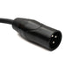 SYSTEM-S Audio Kabel 15 m XLR 3 Pin Stecker zu Buchse Adapter in Schwarz