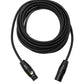 SYSTEM-S Audio Kabel 5 m XLR 3 Pin Stecker zu Buchse Adapter in Schwarz