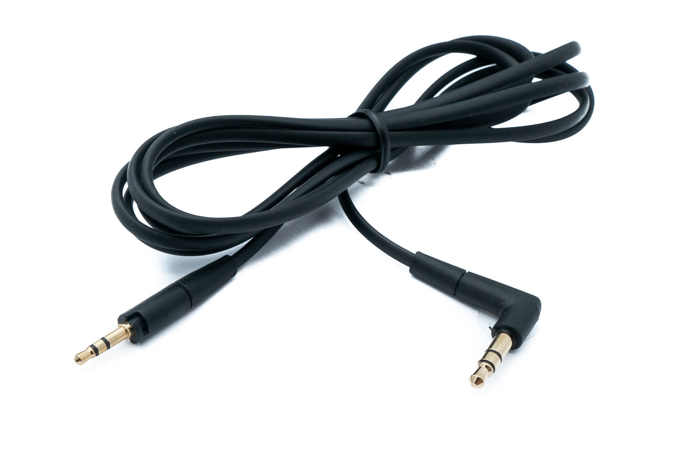 SYSTEM-S Câble Jack Audio 150 cm Adaptateur AUX Coudé TRS Mâle vers Mâle 3,5 mm Noir