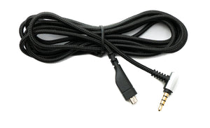 SYSTEM-S Ersatz Kabel 2 m AUX Klinke 3,5mm Stecker für SteelSeries Arctis 7 5 3 Pro Headsets Winkel