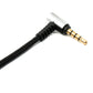 SYSTEM-S replacement cable 2 m AUX jack 3.5mm plug for SteelSeries Arctis 7 5 3 Pro headsets angle