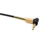 SYSTEM-S replacement cable 2 m AUX jack 3.5mm plug to plug angle for Marshall Major 4 3 2 headphones spiral