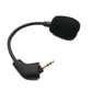 SYSTEM-S replacement microphone AUX 3.5 mm jack for HyperX Cloud X II Core