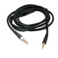 SYSTEM-S Audio replacement cable 150 cm AUX 3.5 mm jack braided black for Hyperx Cloud Mix Alpha