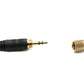 Câble de remplacement audio SYSTEM-S 2 m jack AUX spirale pour Audio Technica ATH M70x M60X M50x M40x