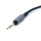 SYSTEM-S Audio replacement cable 150 cm AUX jack spiral for Sony MDR XB950BT 1000X 10R MZX7 WH 1000XM4 H900N CH700N