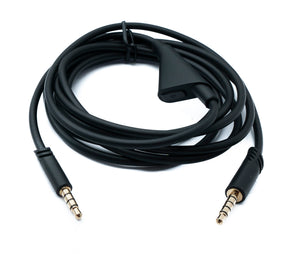 SYSTEM-S Audio replacement cable 2m AUX 3.5mm jack with volume control for Logitech G Astro A50 A40 A30 A20 A10 G233