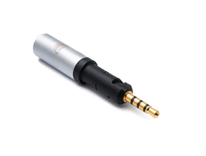 SYSTEM-S Audio adapter AUX jack 2.5 mm plug to 3.5 mm socket for Audio Technica ATH Sennheiser HD5XX