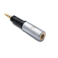 SYSTEM-S Audio adapter AUX jack 2.5 mm plug to 3.5 mm socket for Audio Technica ATH Sennheiser HD5XX