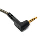 SYSTEM-S Audio Ersatz Kabel 120 cm AUX 2.5 mm Klinke für Sennheiser Kopfhörer AKG N5005 HD6XX IE 900