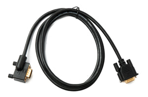 SYSTEM-S D Sub15 Kabel 150 cm HD VGA 15 Pin Stecker zu Stecker DB15 Winkel Left Angled