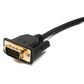 SYSTEM-S D Sub15 cable 50 cm HD VGA 15 pin male to male DB15 angled left angled