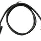 SYSTEM-S D Sub15 Kabel 100 cm HD VGA 15 Pin Stecker zu Stecker DB15 Winkel Right Angled
