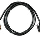 SYSTEM-S D Sub15 Kabel 150 cm HD VGA 15 Pin Stecker zu Stecker DB15 Winkel Right Angled