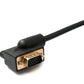 SYSTEM-S D Sub15 Kabel 150 cm HD VGA 15 Pin Stecker zu Stecker DB15 Winkel Right Angled
