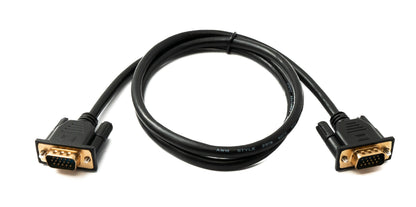 SYSTEM-S D Sub15 Kabel 100 cm HD VGA 15 Pin Stecker zu Stecker DB15