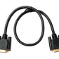 SYSTEM-S D Sub15 Kabel 50 cm HD VGA 15 Pin Stecker zu Stecker DB15