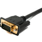 SYSTEM-S D Sub15 Kabel 50 cm HD VGA 15 Pin Stecker zu Stecker DB15