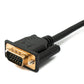 SYSTEM-S D Sub15 cable 100 cm HD VGA 15 pin male to male DB15 angled up angled