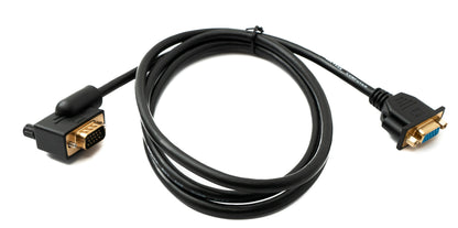 SYSTEM-S D Sub15 Kabel 150 cm HD VGA 15 Pin Stecker zu Buchse DB15 Winkel Right Angled