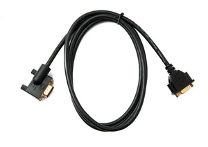 SYSTEM-S D Sub15 Kabel 150 cm HD VGA 15 Pin Stecker zu Buchse DB15 Winkel Right Angled