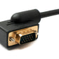 SYSTEM-S D Sub15 cable 150 cm HD VGA 15 pin male to female DB15 angled right angled