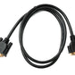 SYSTEM-S D Sub15 cable 100 cm HD VGA 15 pin male to female DB15