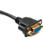 SYSTEM-S D Sub15 cable 100 cm HD VGA 15 pin male to female DB15