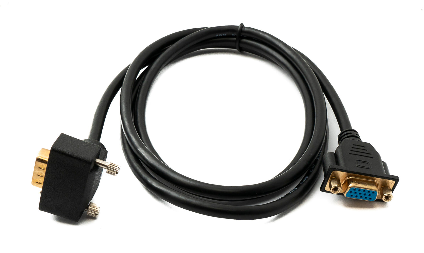 SYSTEM-S D Sub15 Kabel 150 cm HD VGA 15 Pin Stecker zu Buchse DB15 Winkel Up Angled