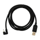 SYSTEM-S USB 3.1 Kabel 150 cm Typ C Stecker zu 2.0 A Stecker 180° U Turn Winkel